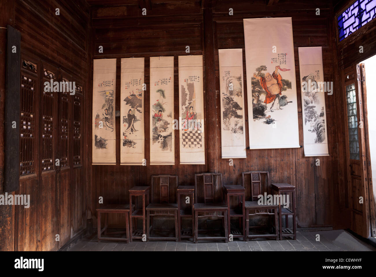 Cina，turismo，vecchio，uomo fatto struttura protezione，，giorno，villaggi，Color Image，destinazioni di viaggio，all'aperto，architettura Foto Stock