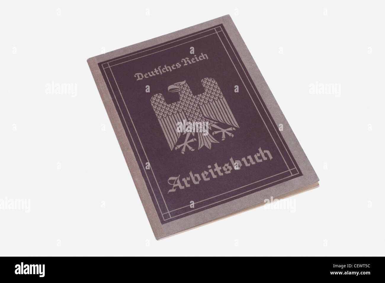 Arbeitsbuch des Deutschen Reiches aus dem Jahre 1935/1936 | Esercizio libro del Reich tedesco dal 1935/1936 Foto Stock