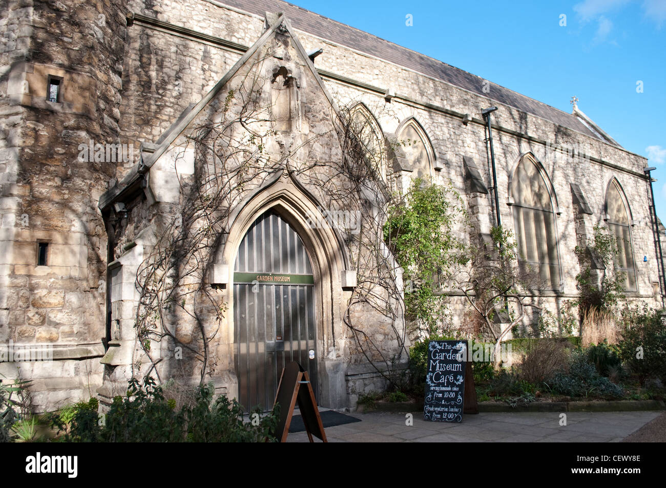 Il Museo del giardino, Lambeth, London, Regno Unito Foto Stock