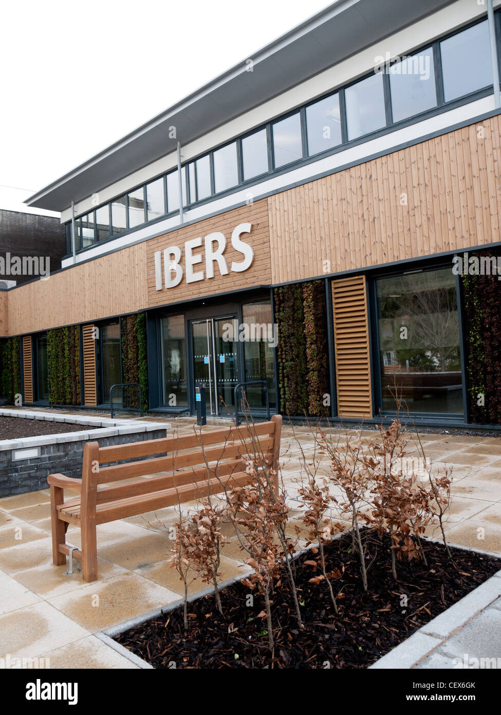 Nuovo istituto di biologico, ambientale e scienze rurale IBERS entrata di edifici al Gogerddan Aberystwyth campus Foto Stock