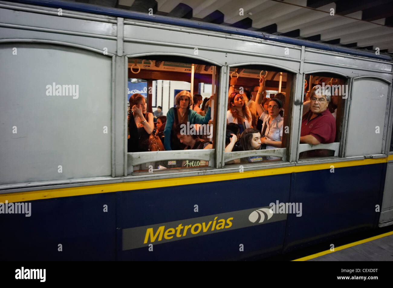 Metro storico, Buenos Aires, Argentina Foto Stock