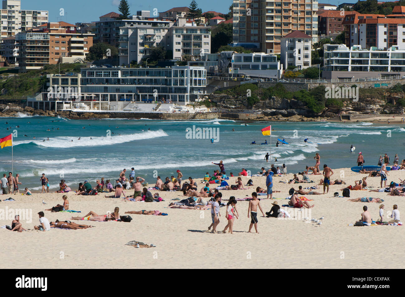 Bondi Beach Sydney Australia Foto Stock