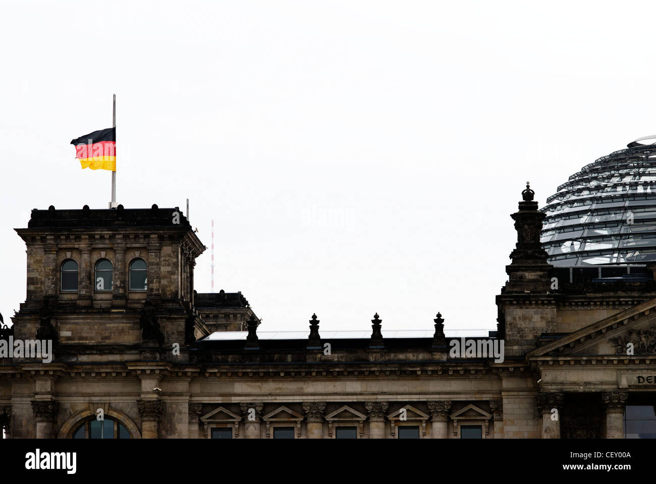 Il palazzo del Reichstag a Berlino, Germania Foto Stock