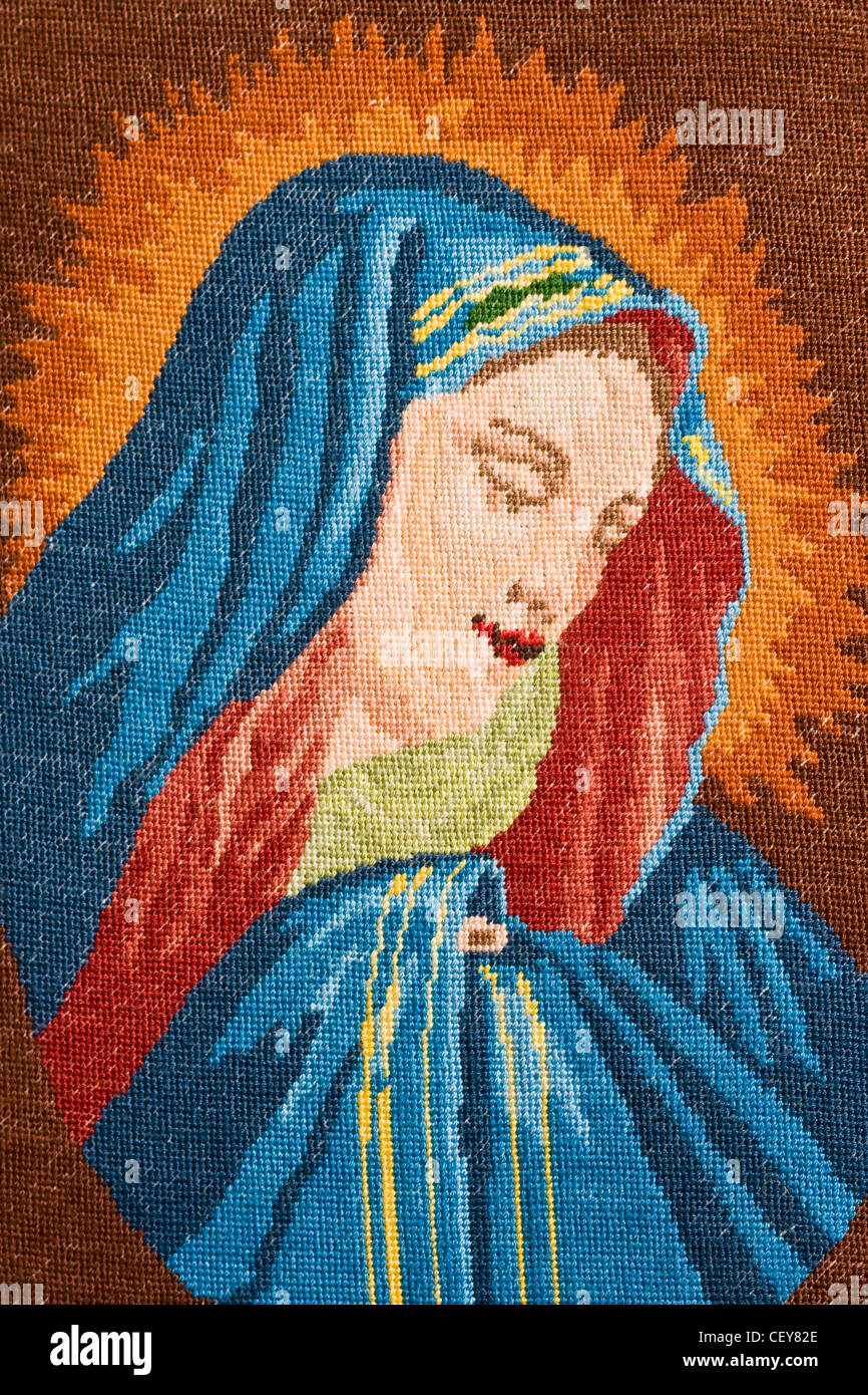 Vergine Maria (Madonna), per saperne di più su: http://en.wikipedia.org/wiki/Mary_(mother_of_Jesus) Foto Stock