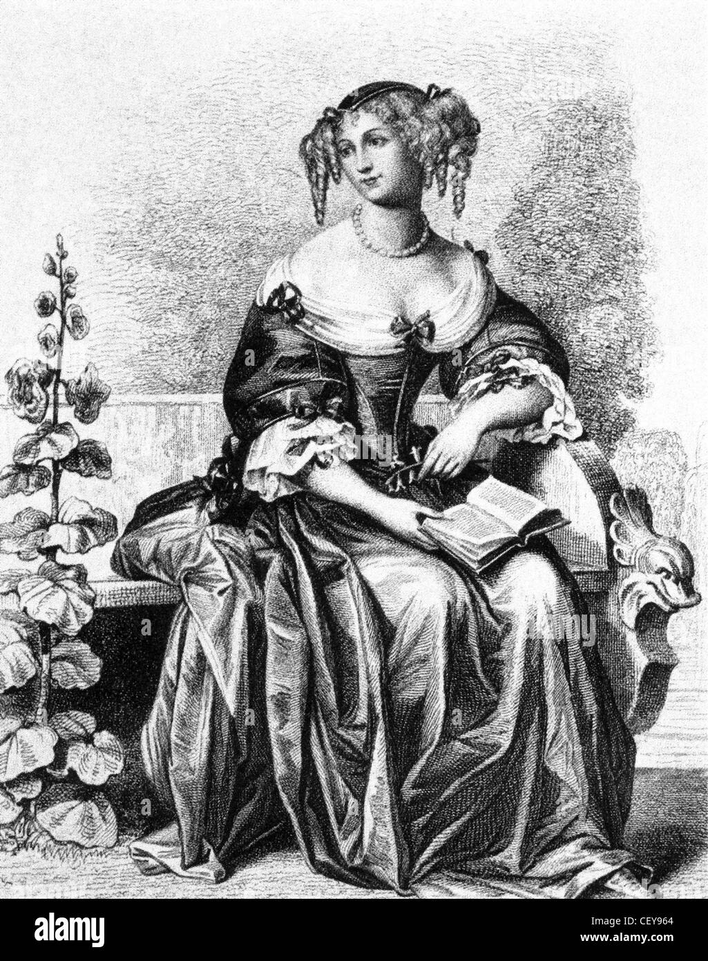 COMTESSE DE LA FAYETTE (1634-1693), scrittore francese meglio conosciuto per la princesse de Kleve Foto Stock