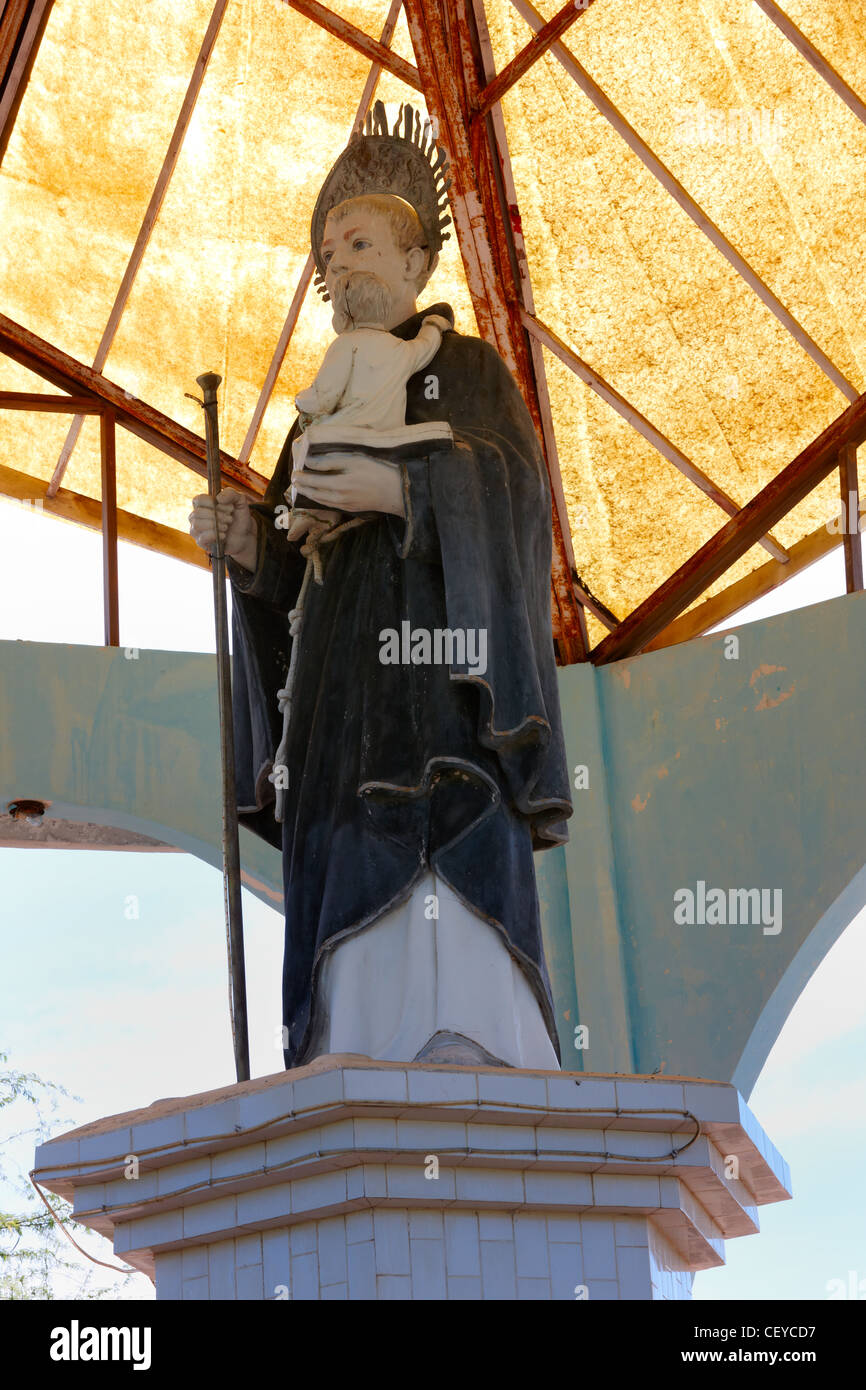 Sao Antonio statua, Manatuto village, Timor Est a Timor orientale, Asia Foto Stock