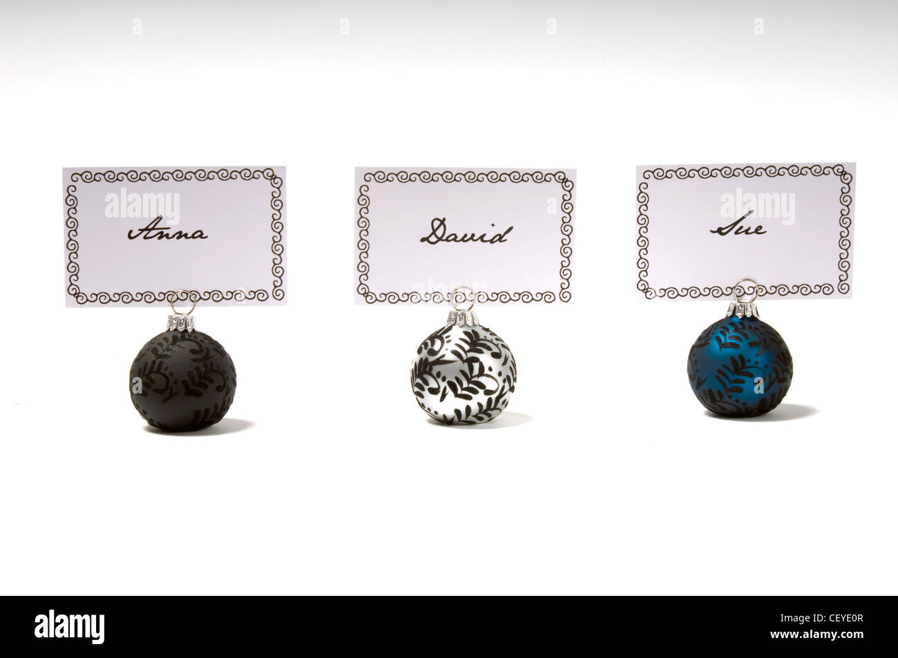 Nome ninnolo titolari di carta di credito Foto Stock