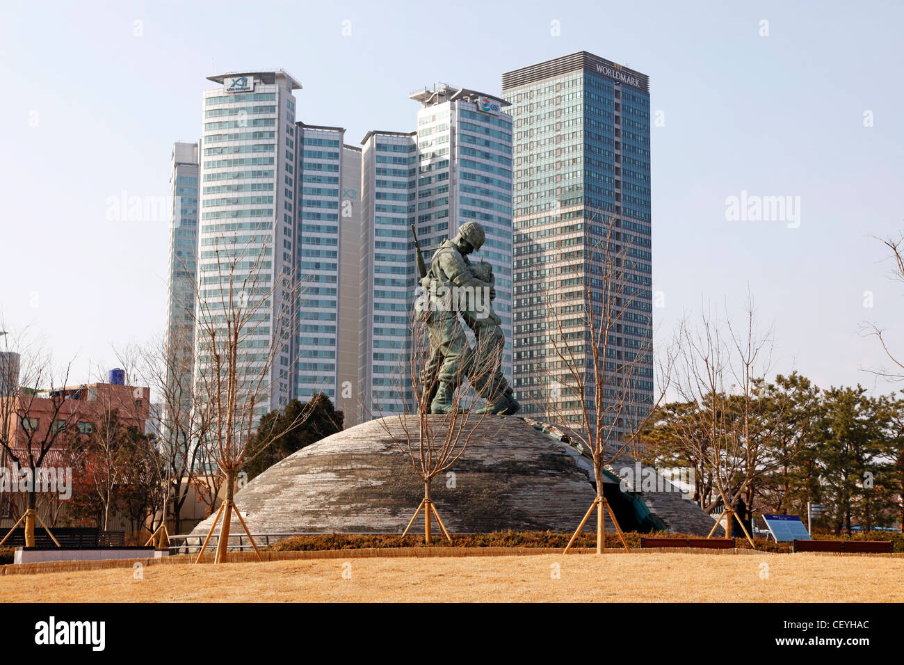 Il Memoriale di guerra di Corea ricordando la Guerra di Corea a Seul, Corea del Sud Foto Stock Il Memoriale di guerra di Corea ricordando la Guerra di Corea a Seul, Corea del Sud Foto Stock