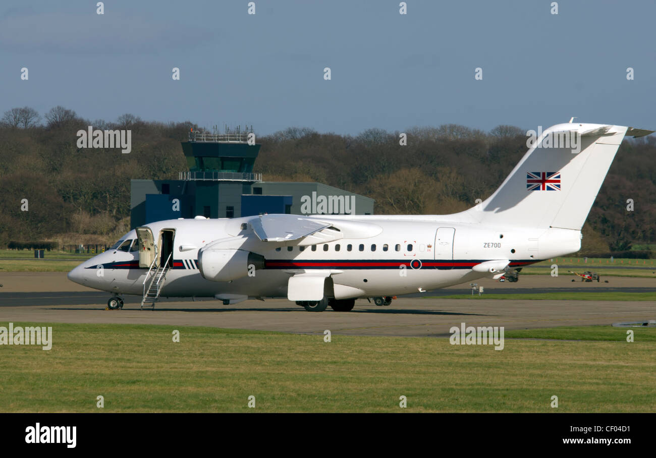 British Aerospace BAe-146 CC2 (BAe statista-146-100) 32 Squadron RAF Foto Stock