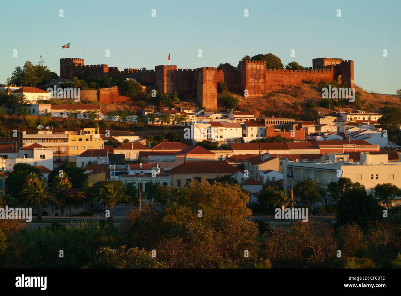 Castelo, Silves, Algarve, PORTOGALLO Foto Stock