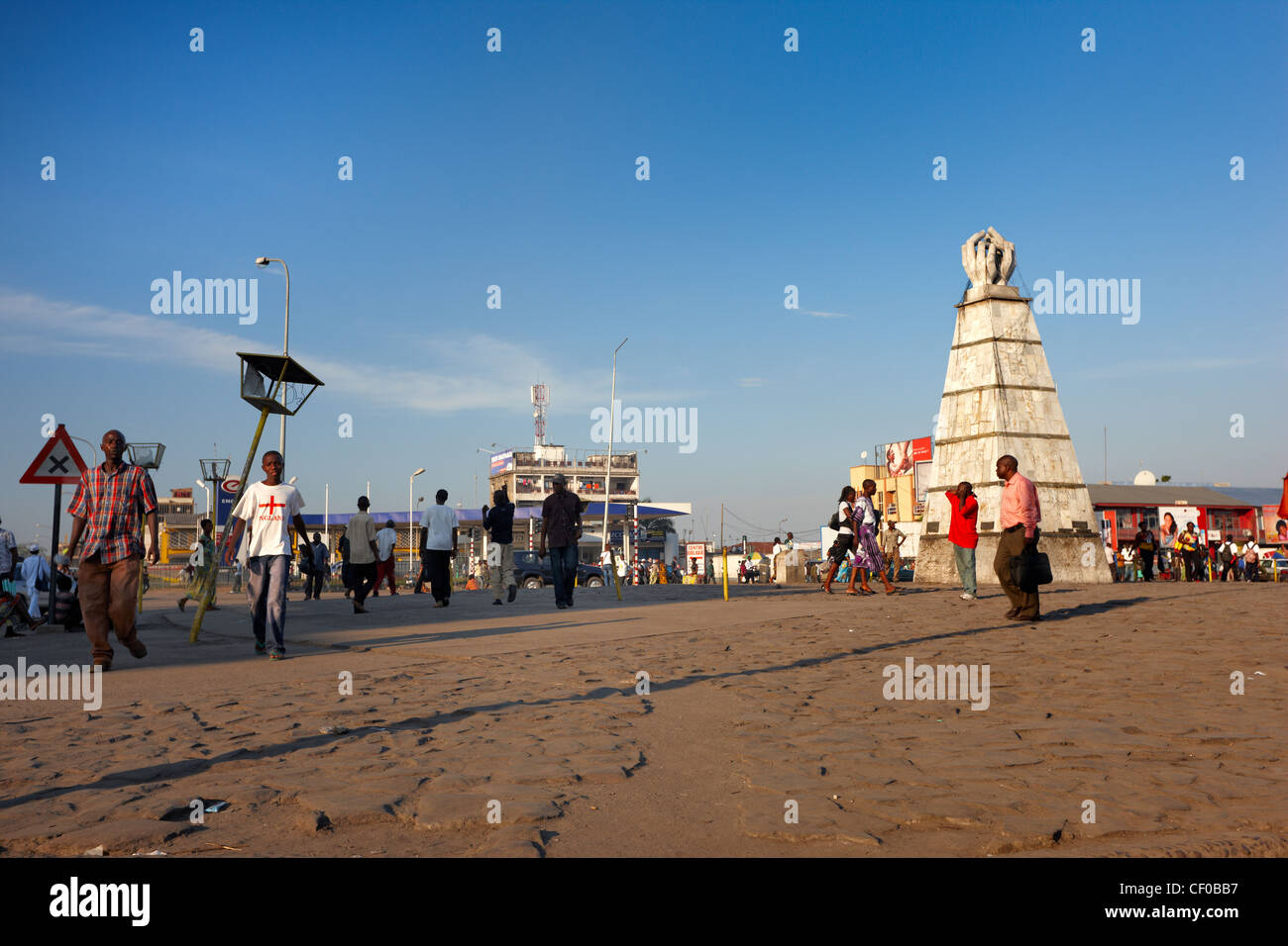 Place de la Victoire, Kinshasa, Repubblica Democratica del Congo, Africa Foto Stock