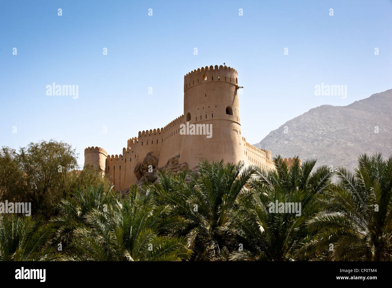 Il Forte di Nakhl in Al Batinah, Oman Foto Stock