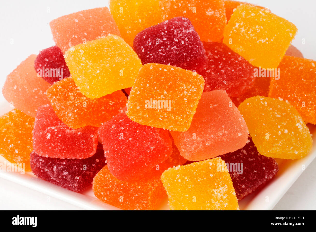 Gelatine di frutta CANDY Foto Stock