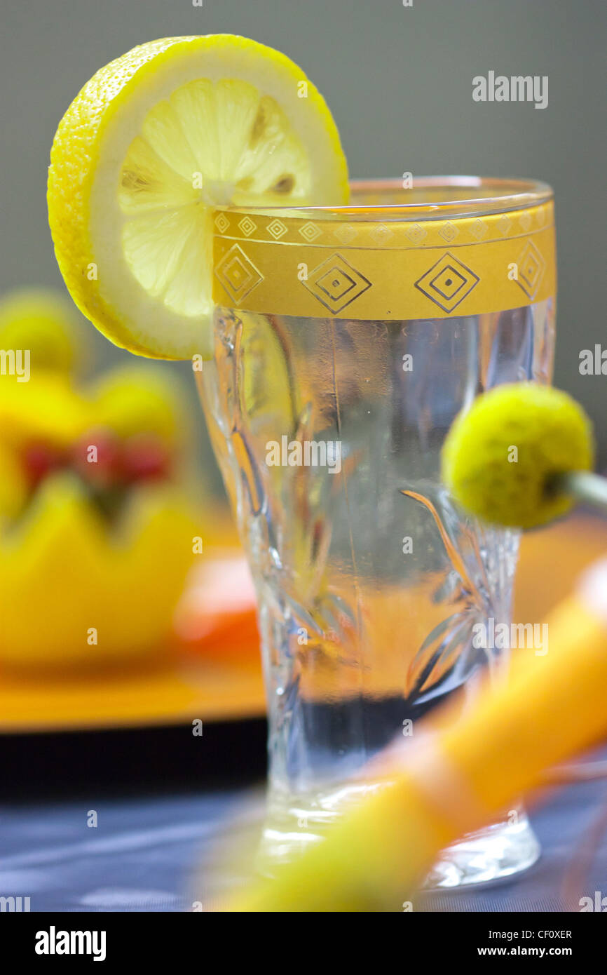 In estate il ristoro. Foto Stock