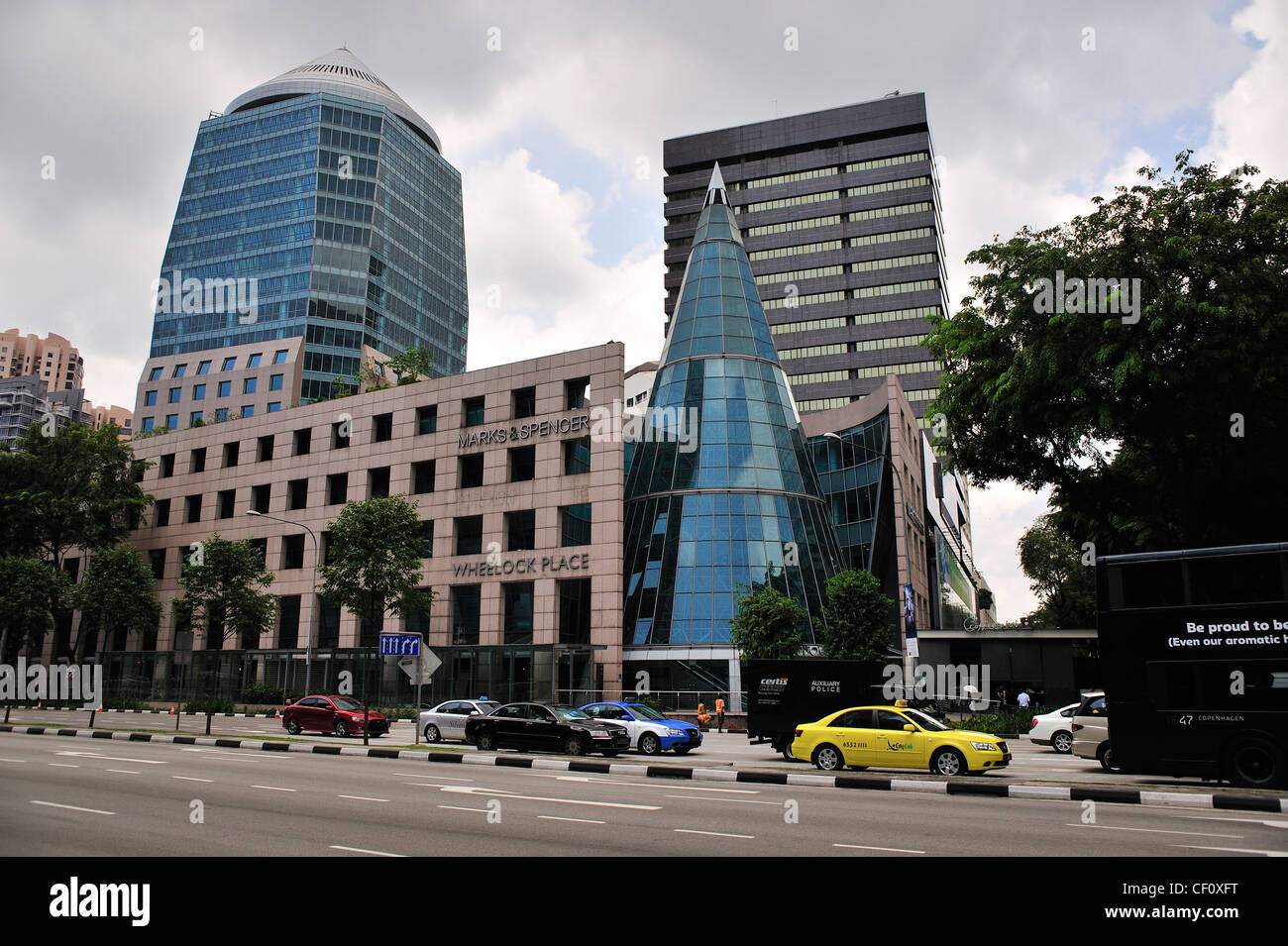 Wheelock Place Singapore Foto Stock