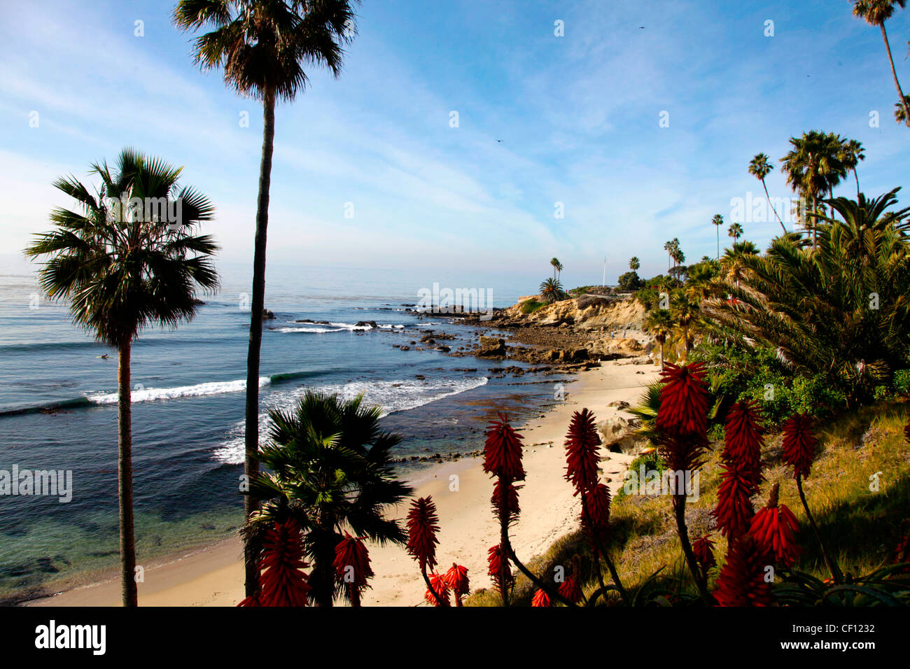 LAGUNA BEACH DA HEISLER Park, California , Stati Uniti Foto Stock