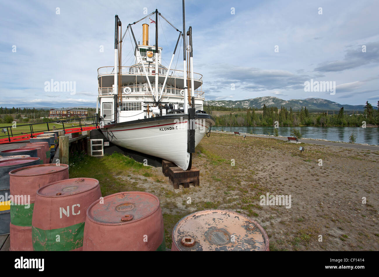 La S.S. Klondike sternwheeler. Whitehorse. Yukon. Canada Foto Stock