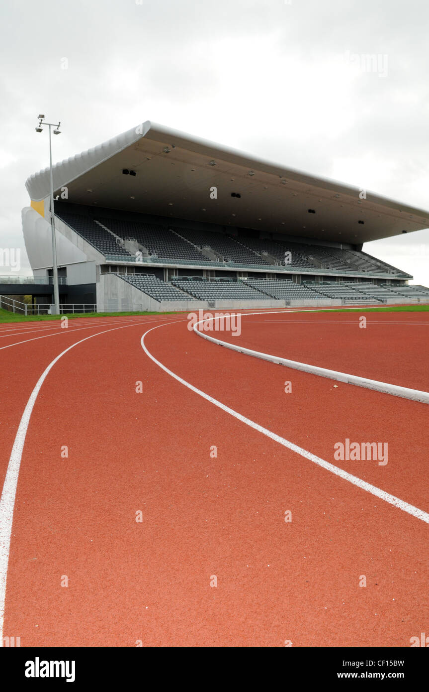 Via di corsa a Birmingham è di nuovo Alexander Stadium casa internazionali di atletica leggera e Birchfield Harriers Foto Stock