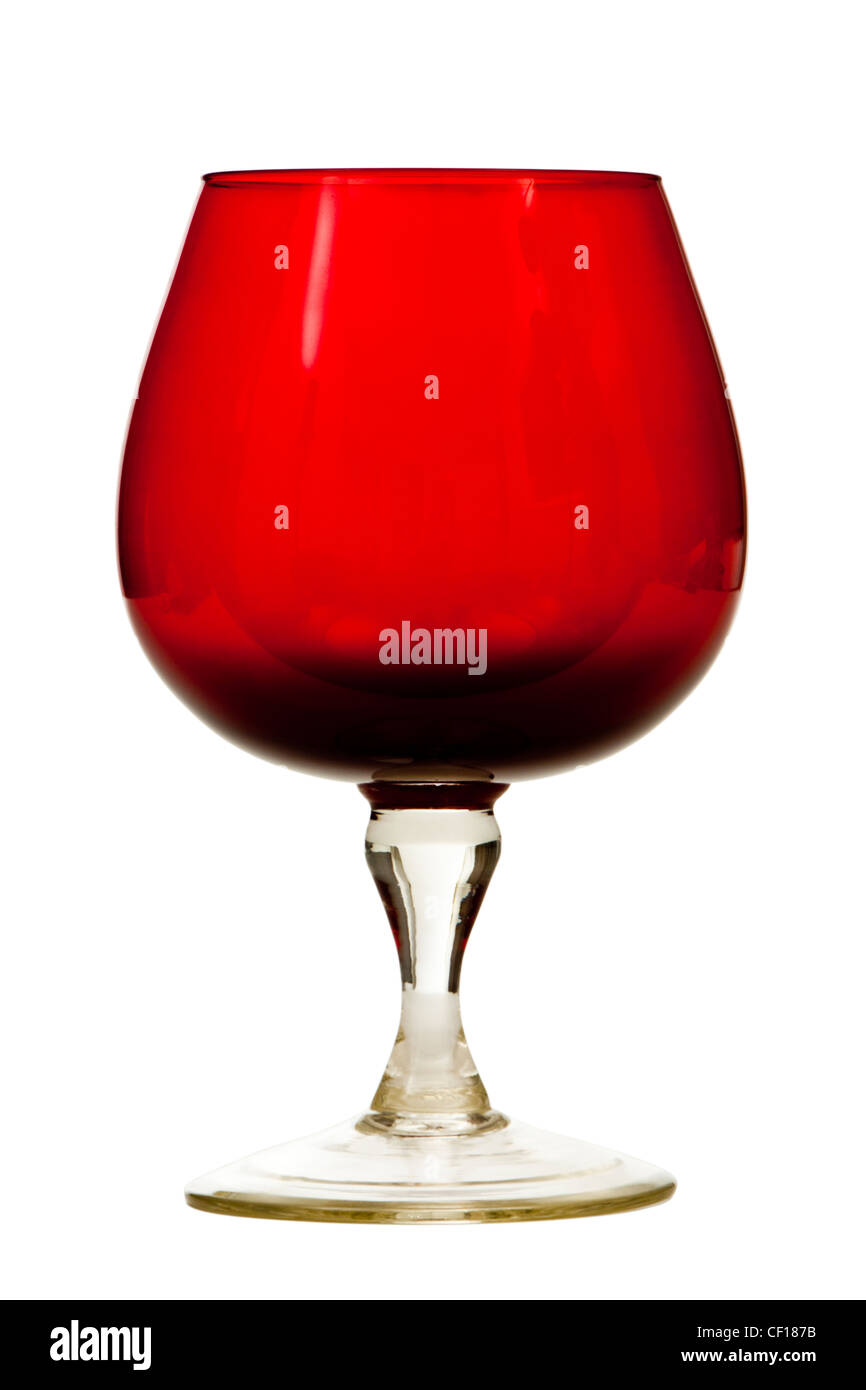 Gigante di vetro del vino Foto Stock