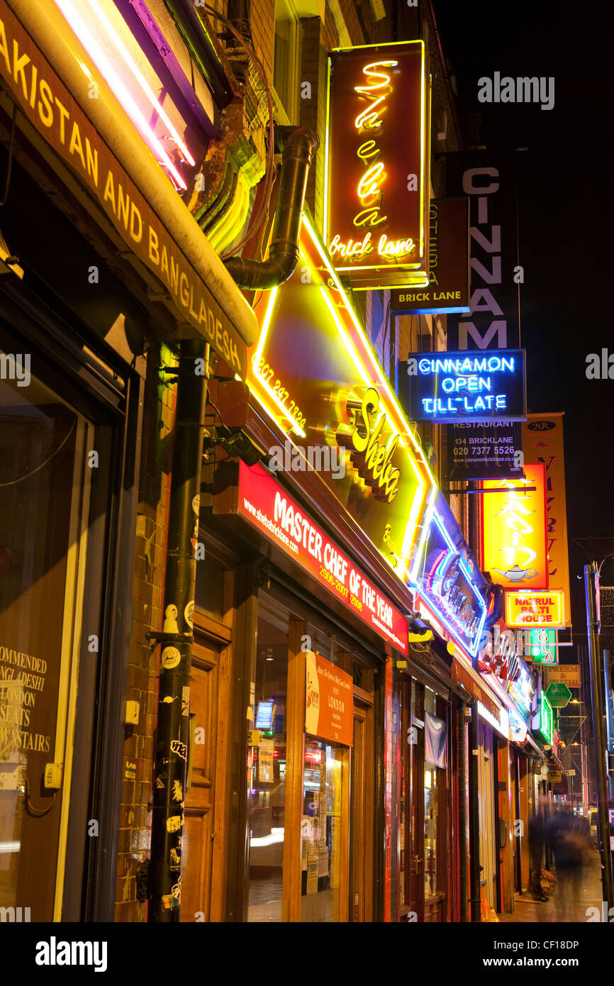 Brick Lane a Londra Foto Stock
