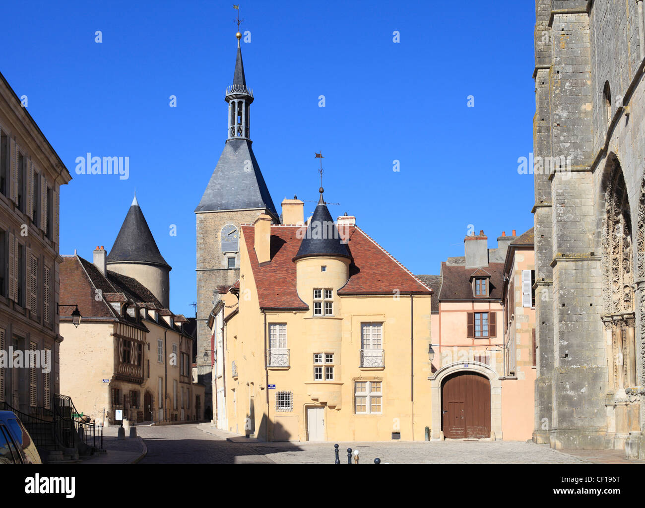 La Maison Des riproduttori De Domecy, Avallon, Bourgogne, Francia. Foto Stock