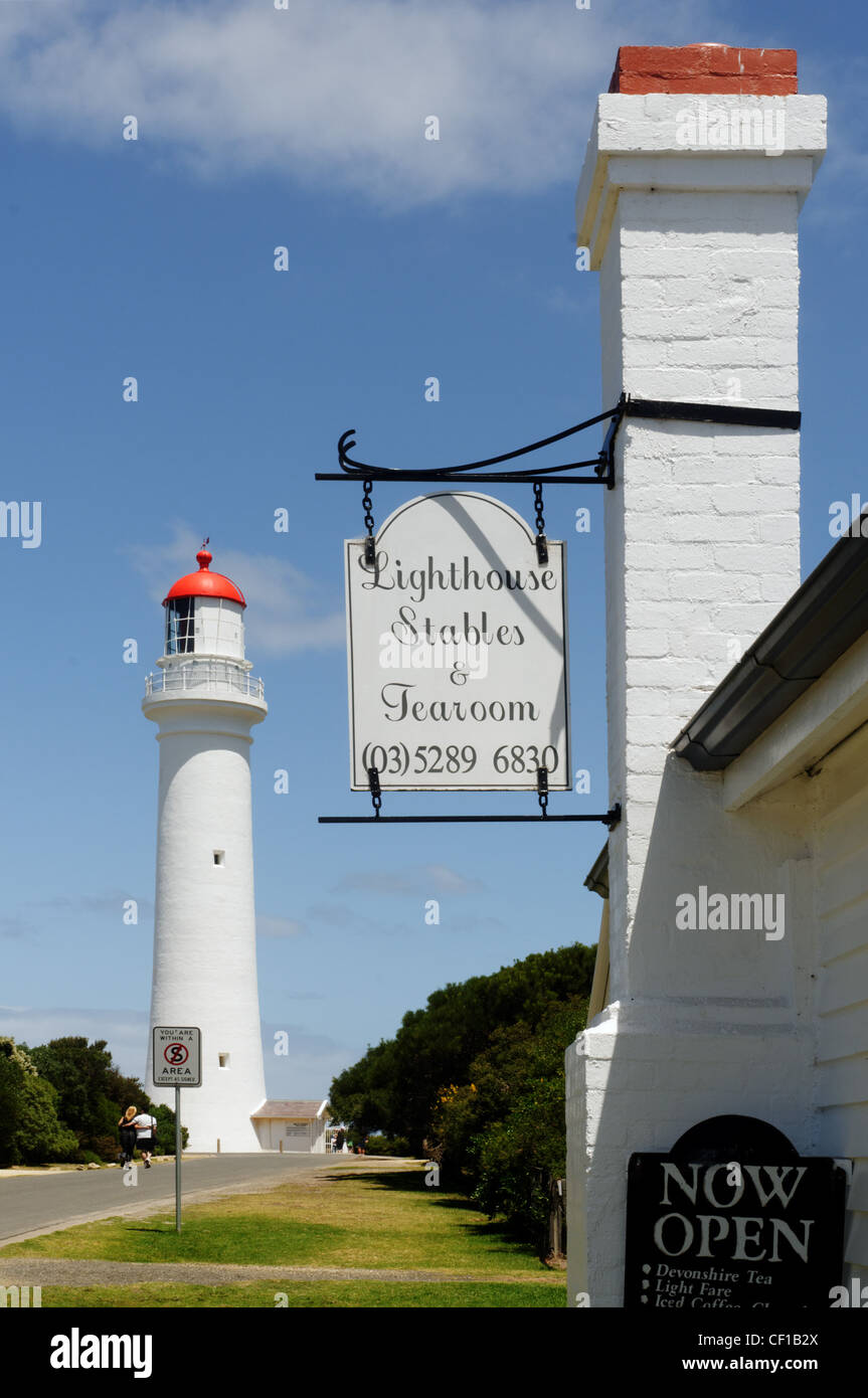 Split Point Lighthouse, Ingresso Aireys, Victoria, Australia Foto Stock
