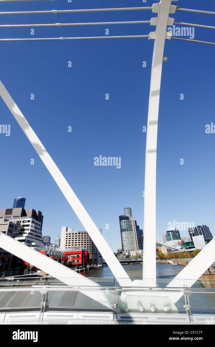 La gente di mare bridge, Melbourne, Australia Foto Stock