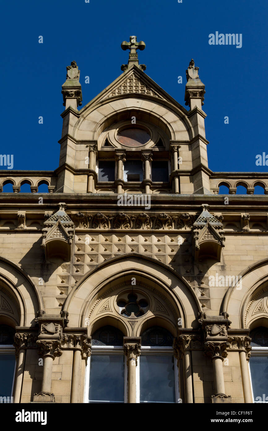 Chiesa Casa, North Parade, Bradford. Costruita come Chiesa Istituto 1871/73 e comprendeva una biblioteca e sala conferenze. Foto Stock