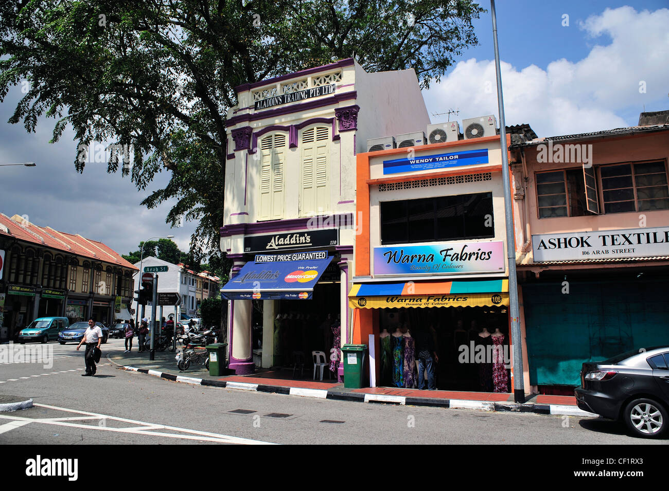 Arab Street Singapore Foto Stock