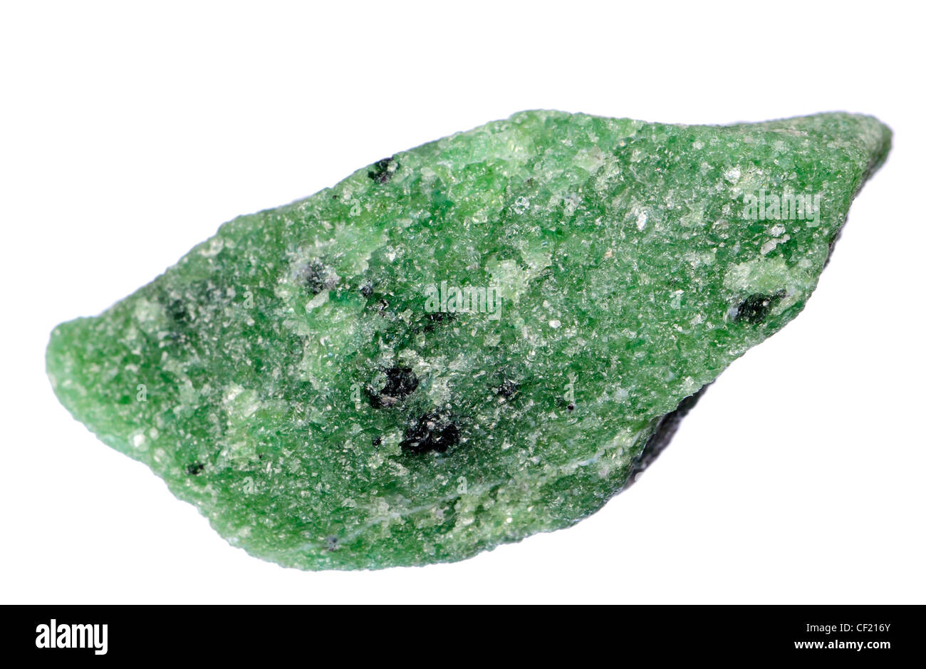 Anyolite - Zoisite verde con Ruby (dalla Tanzania) Foto Stock