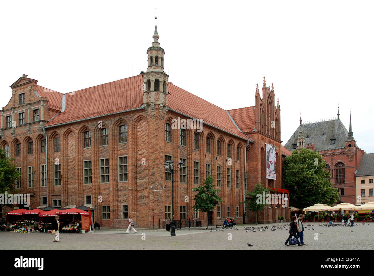 Municipio nella città vecchia di Torun in Polonia. Foto Stock