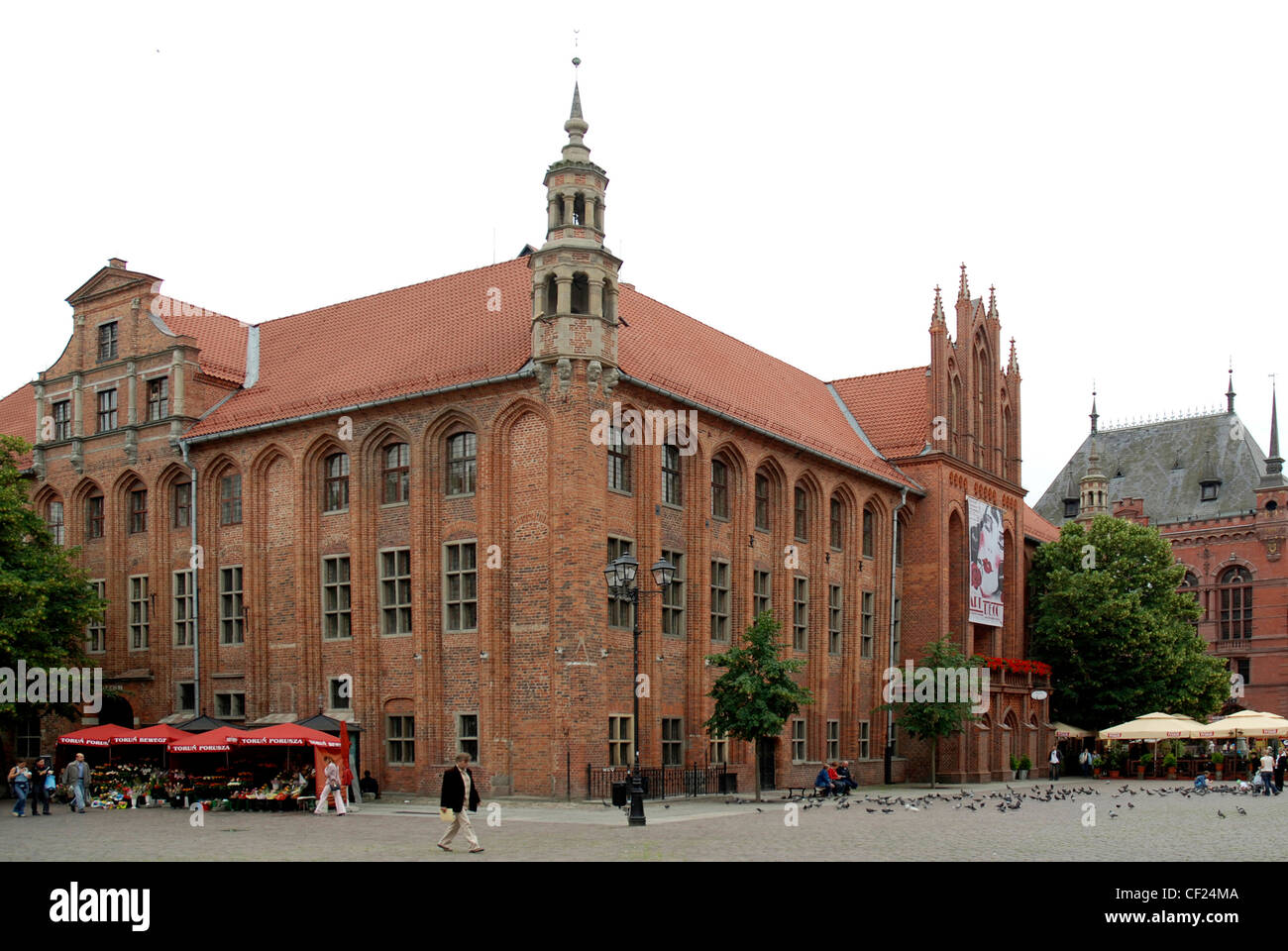 Municipio nella città vecchia di Torun in Polonia. Foto Stock
