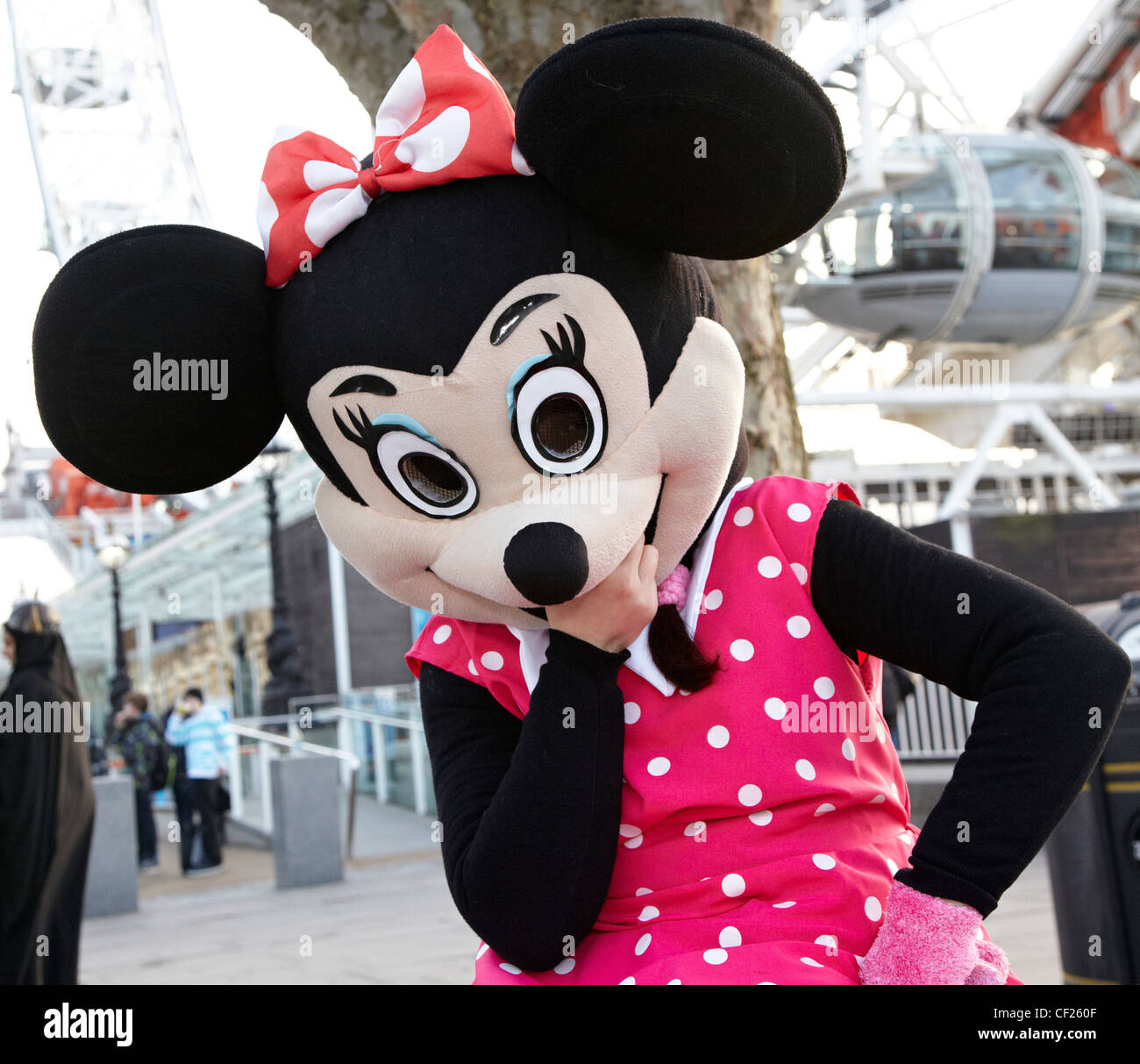 Minnie Mouse Southbank London, Regno Unito Foto Stock