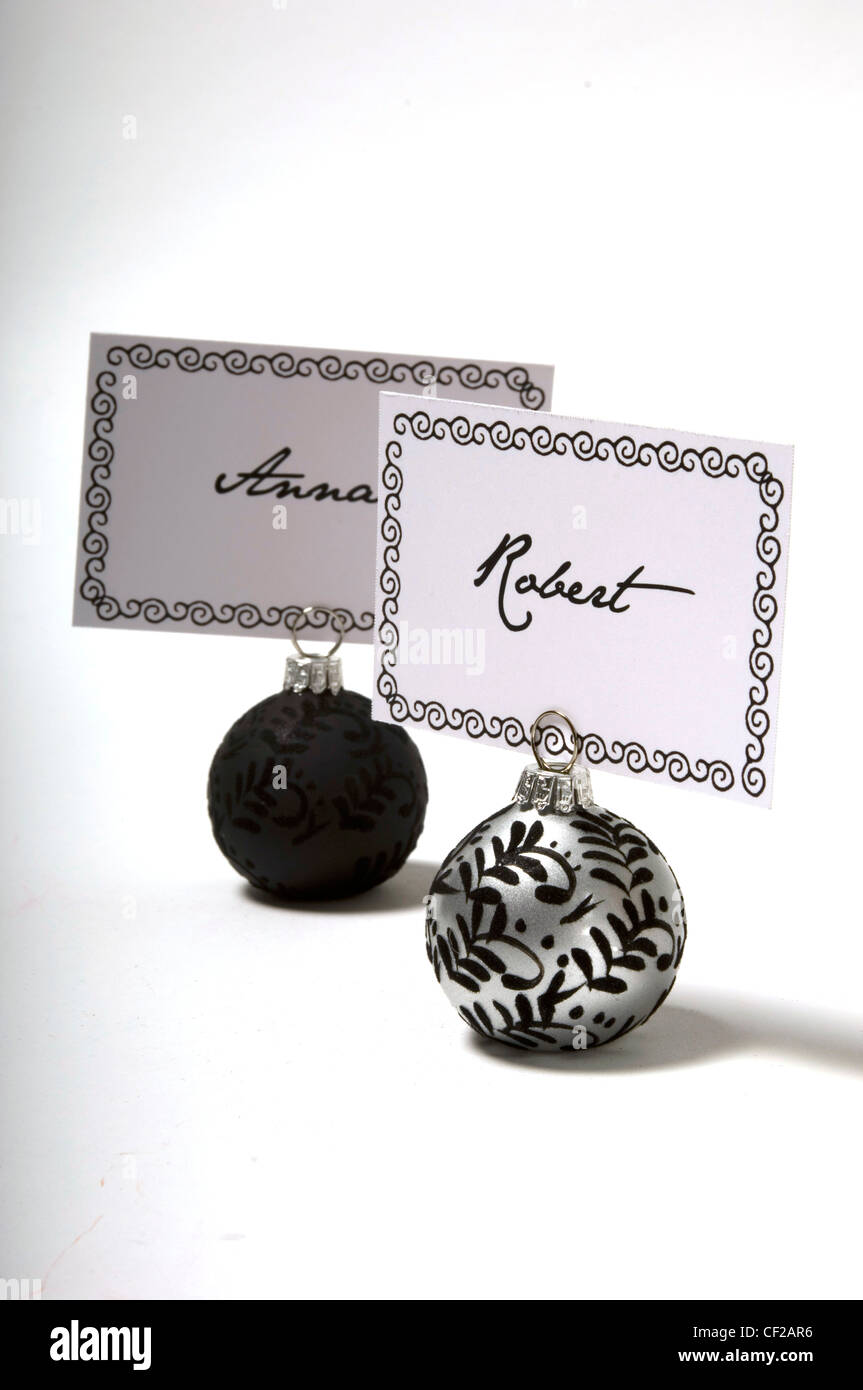 Nome ninnolo titolari di carta di credito Foto Stock