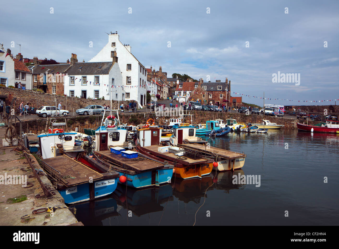 Crail Porto sulla East Fife Coast Scotland Regno Unito Foto Stock