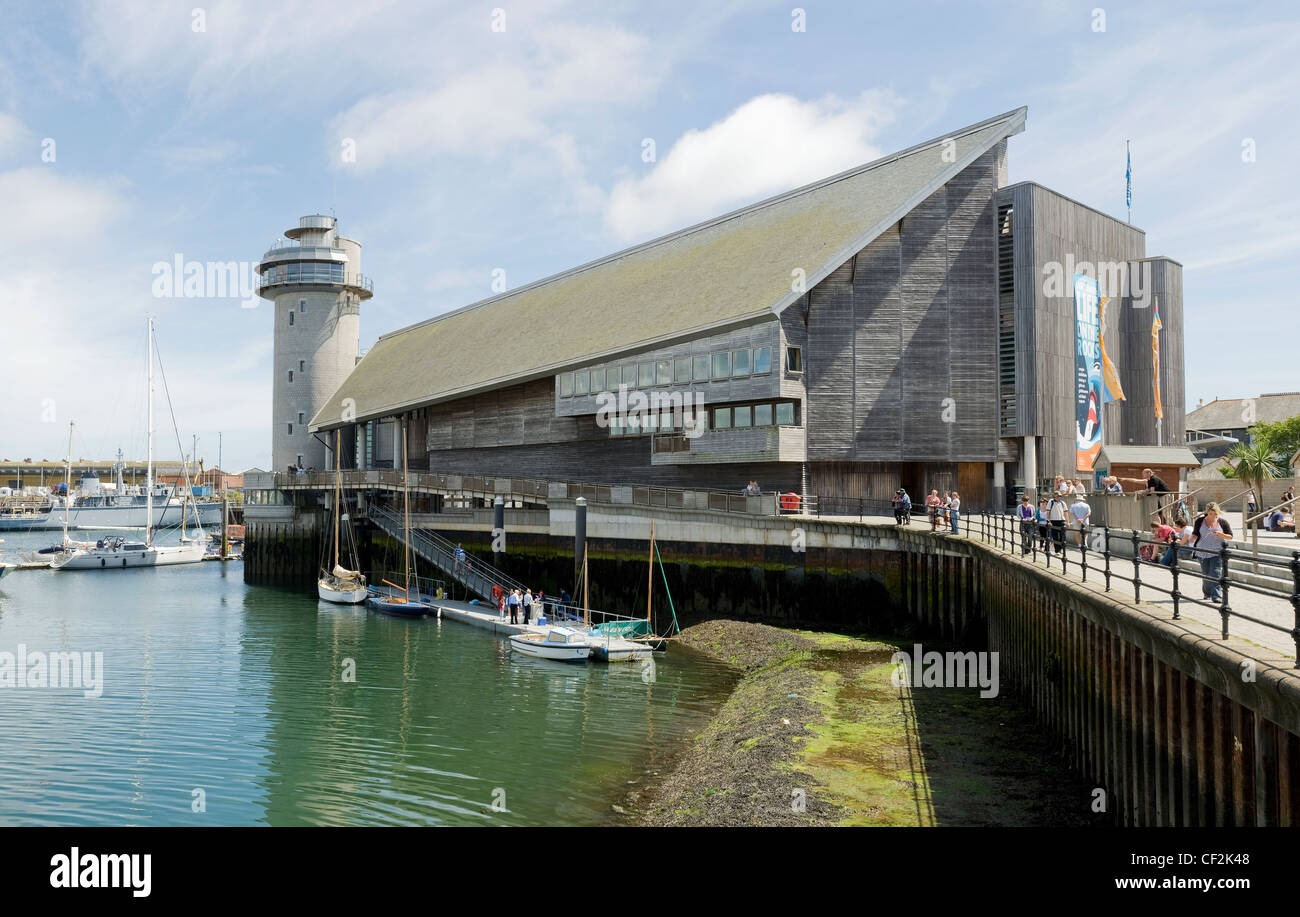 Il National Maritime Museum Cornwall, dedicata a promuovere una comprensione delle barche e il loro posto nella vita della gente e di Foto Stock