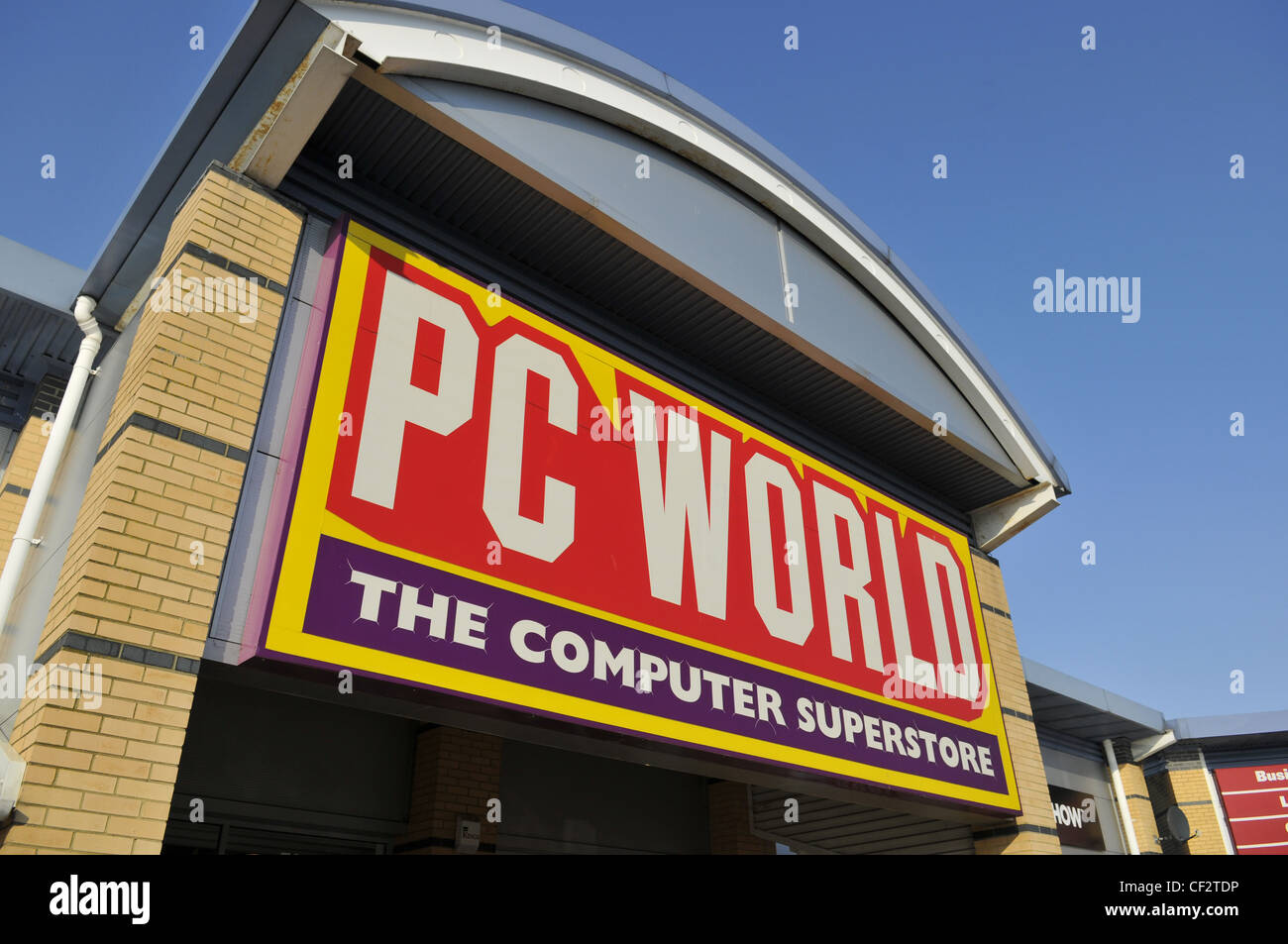 Una vista generale di un mondo PC superstore sulla Febbraio 08, 2012 a Southend on Sea, Inghilterra Foto Stock