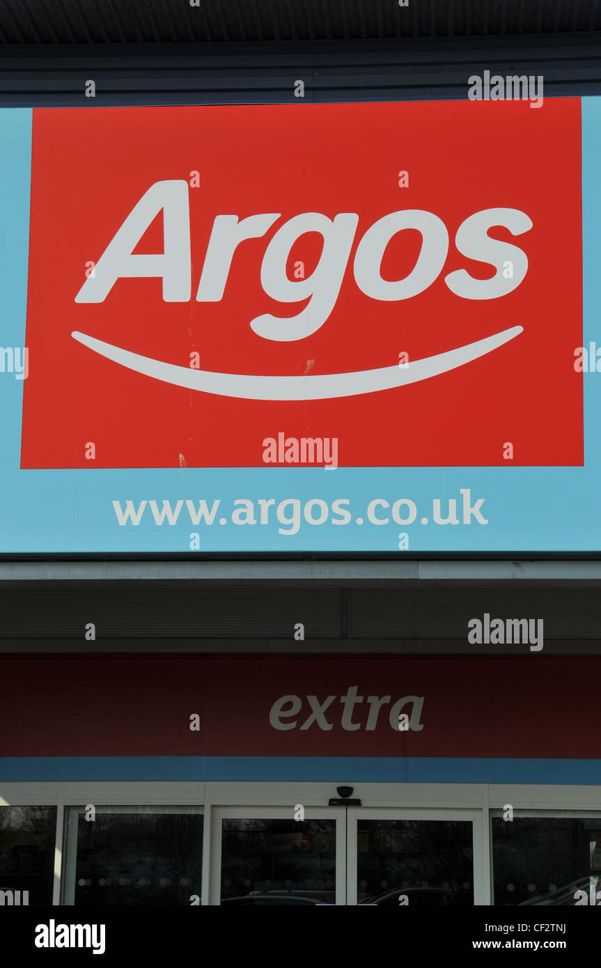 Una vista generale di un Argos Extra store su Febbraio 08, 2012 a Southend on Sea, Inghilterra Foto Stock