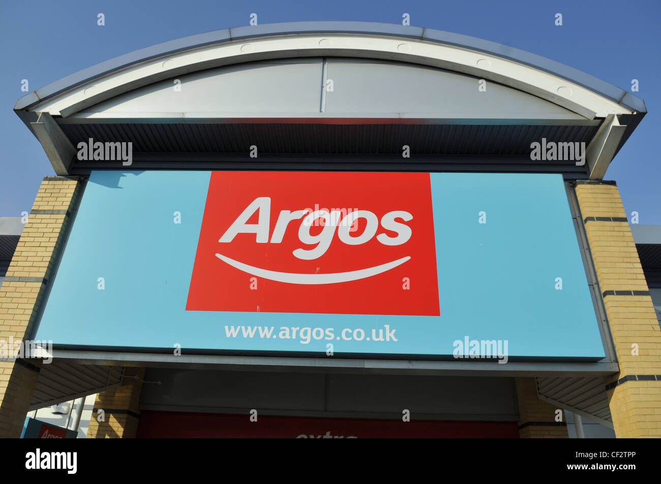 Una vista generale di un Argos Extra store su Febbraio 08, 2012 a Southend on Sea, Inghilterra Foto Stock