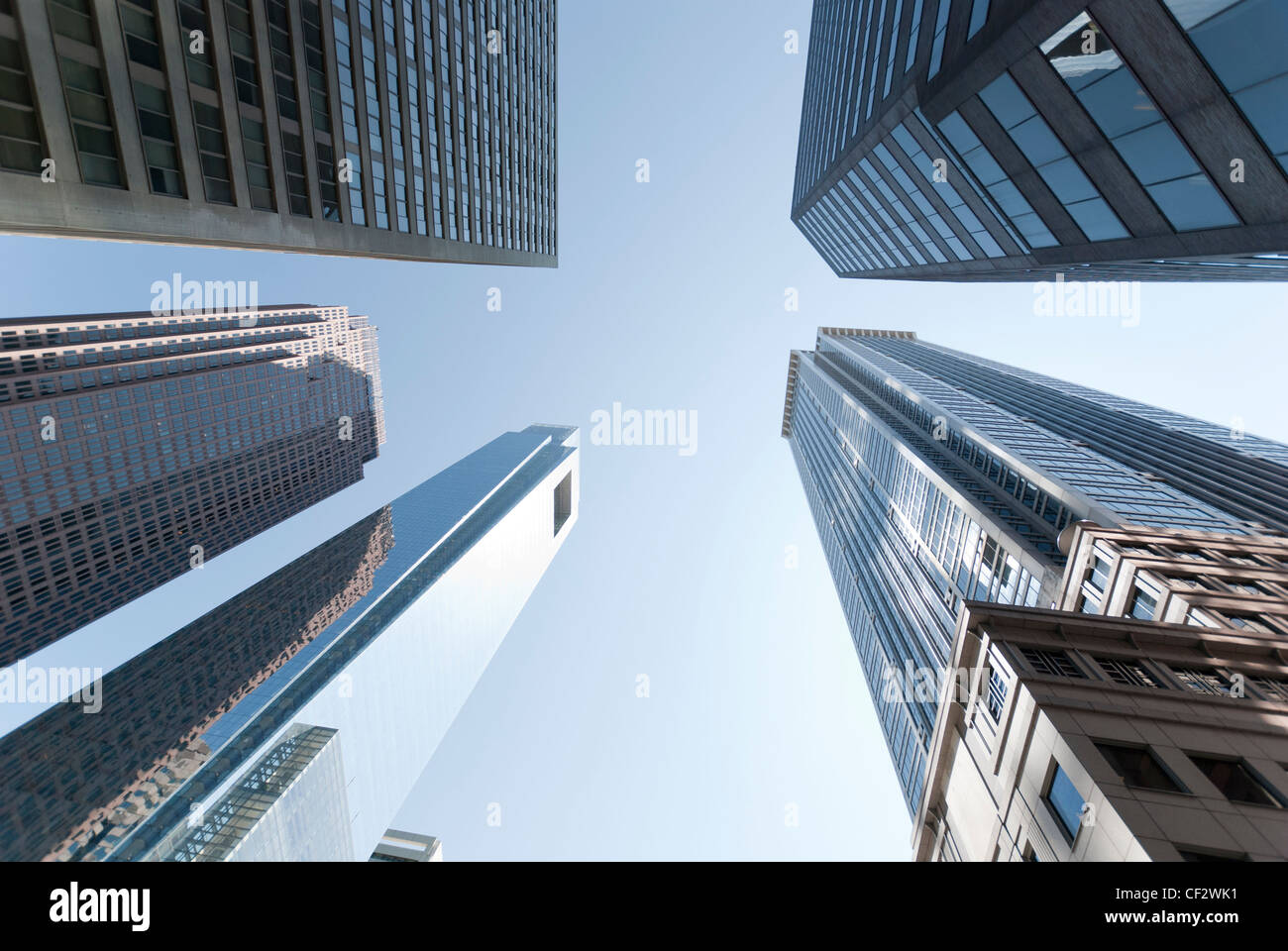 Philadelphia city sky Foto Stock