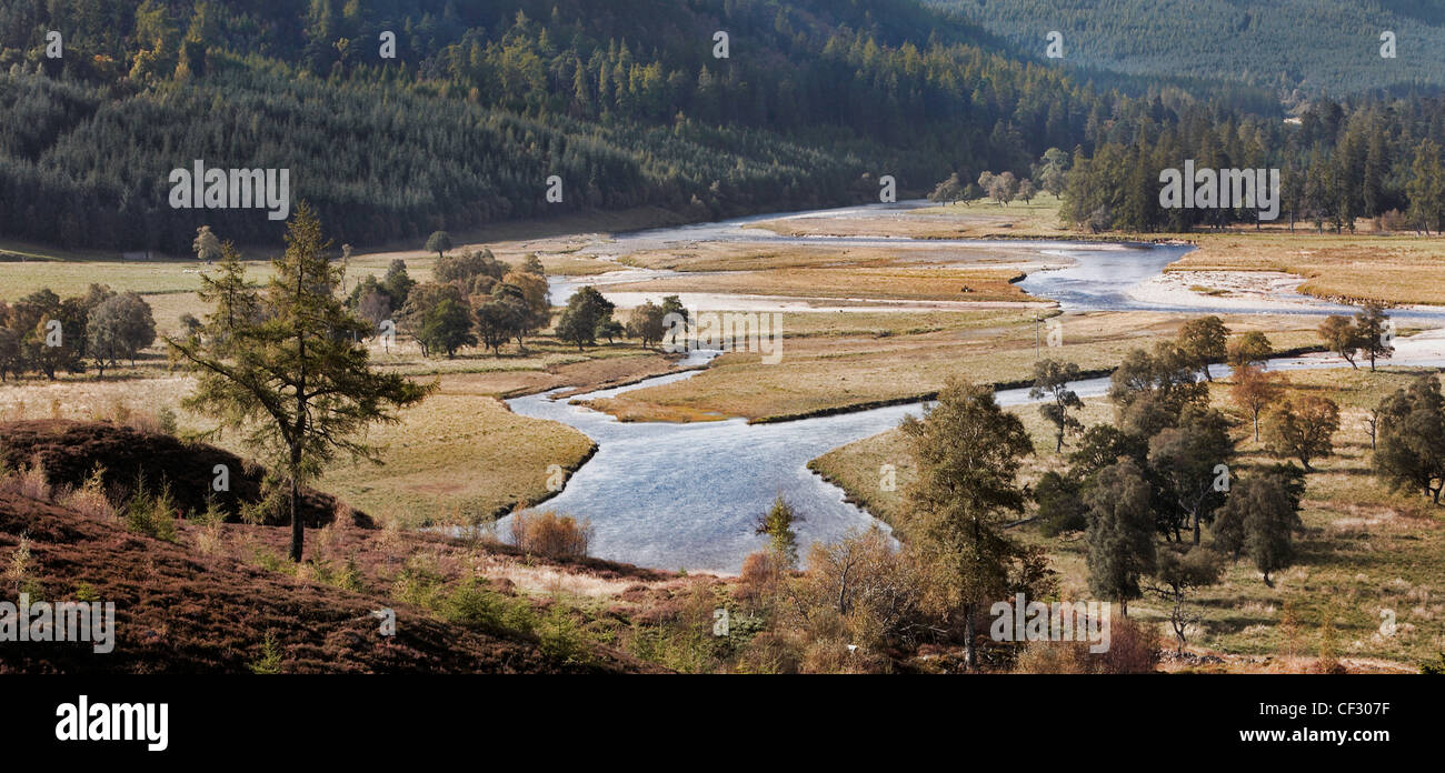 Il fiume Dee vicino Linn di Dee. Foto Stock