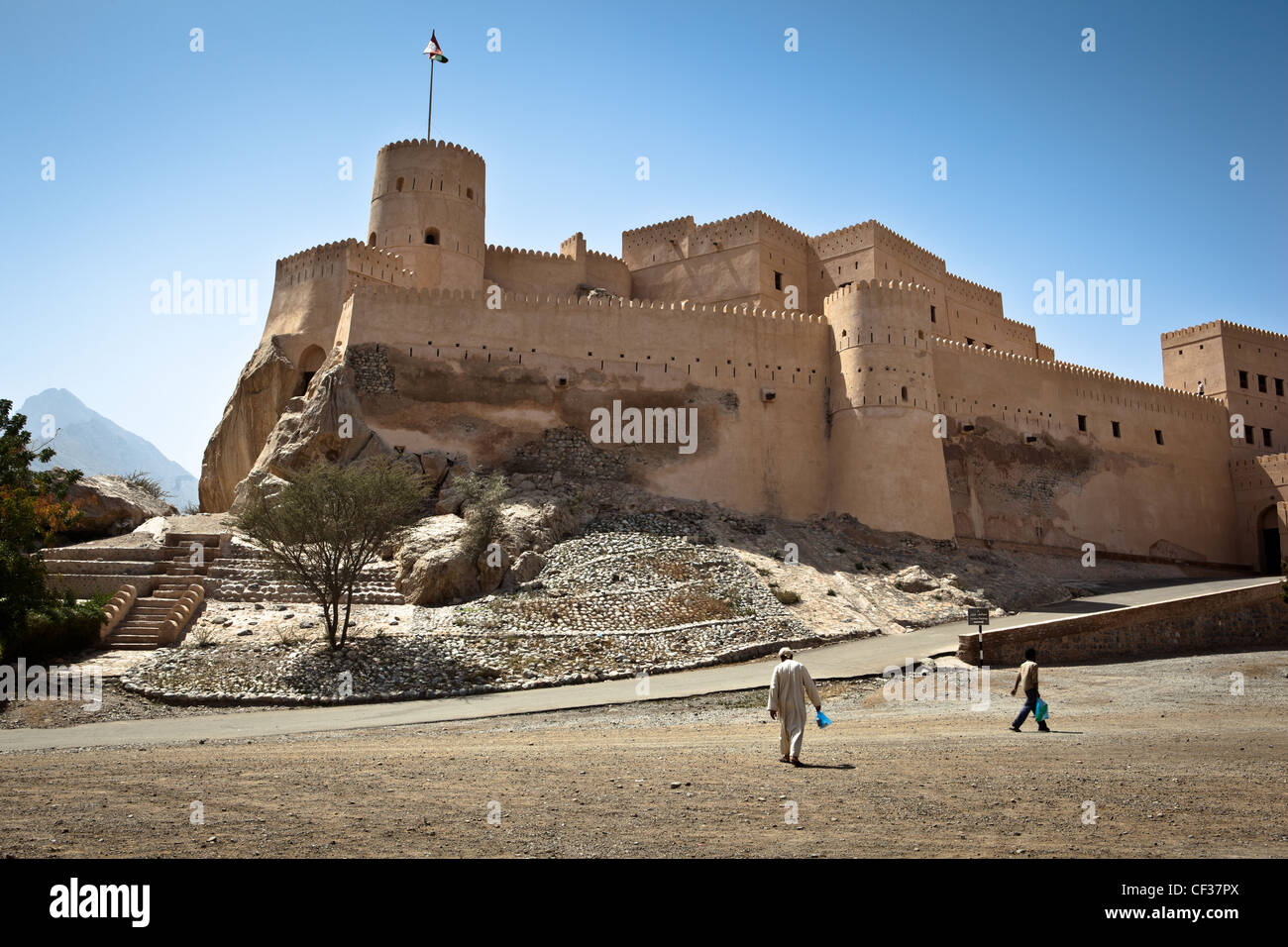 Il Forte di Nakhl in Al Batinah, Oman Foto Stock