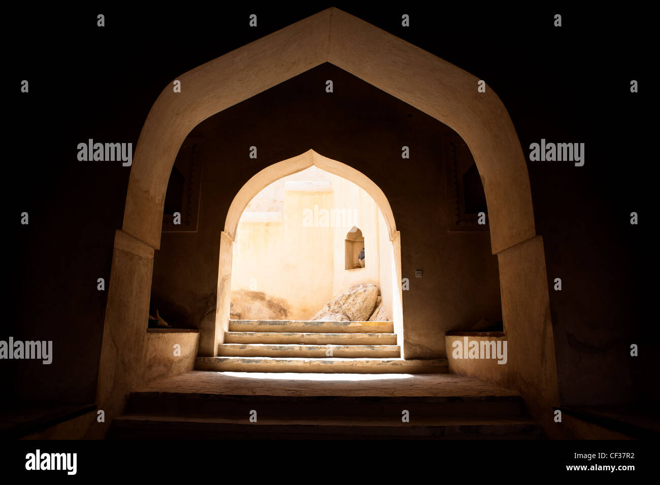 Il Forte di Nakhl in Al Batinah, Oman Foto Stock