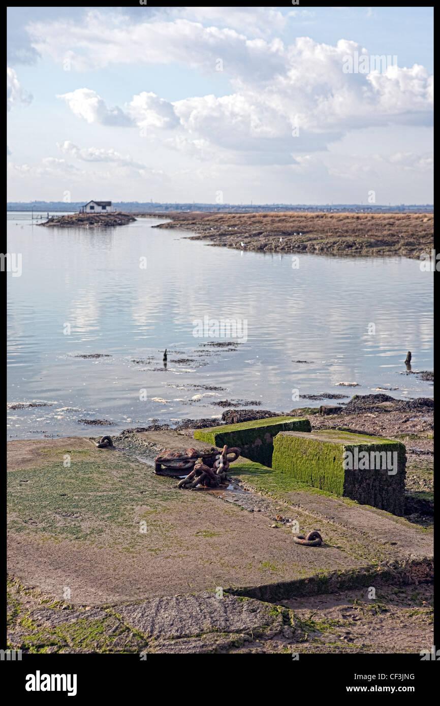 Vista del fiume Crouch Foto Stock