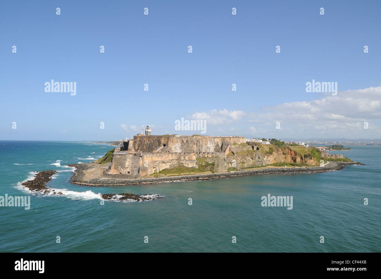 San Felipe del Morro Fort, Puerto Rico Foto Stock