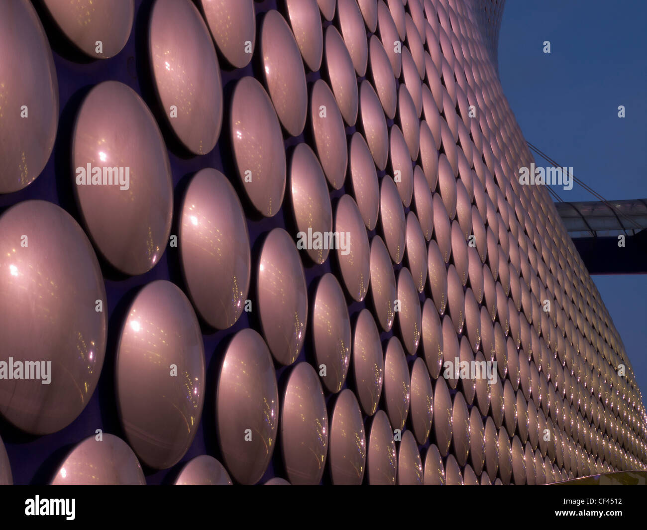 Birmingham City Centre, Selfridge's Night Shot Foto Stock