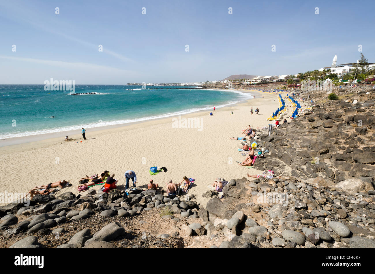 Playa Dorada - Lanzarote isole Canarie Foto Stock