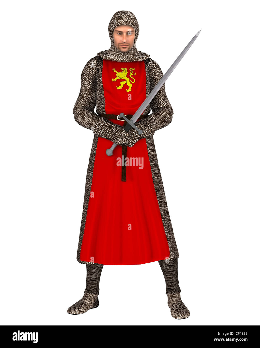 Il cavaliere normanno - 1 Foto Stock