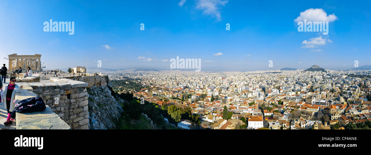 Acropoli di Atene, Grecia Foto Stock