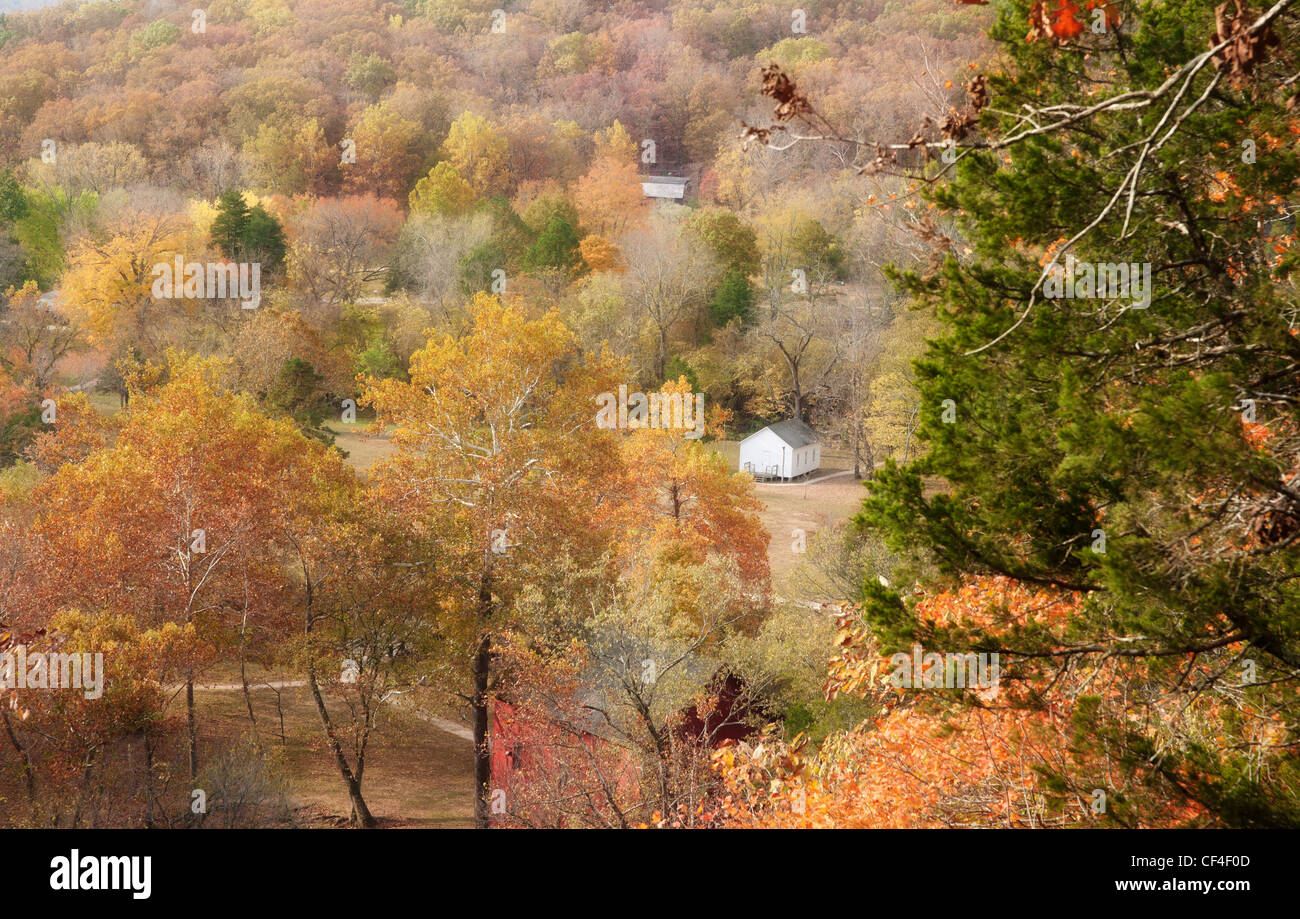 Ozarks foresta nel Missouri durante l autunno o cadono Foto Stock